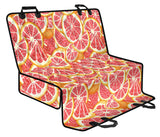 Tropical Grapefruit Pattern Dog Car Seat Covers