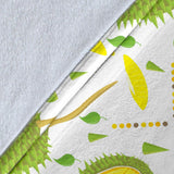 Durian Pattern Background Premium Blanket