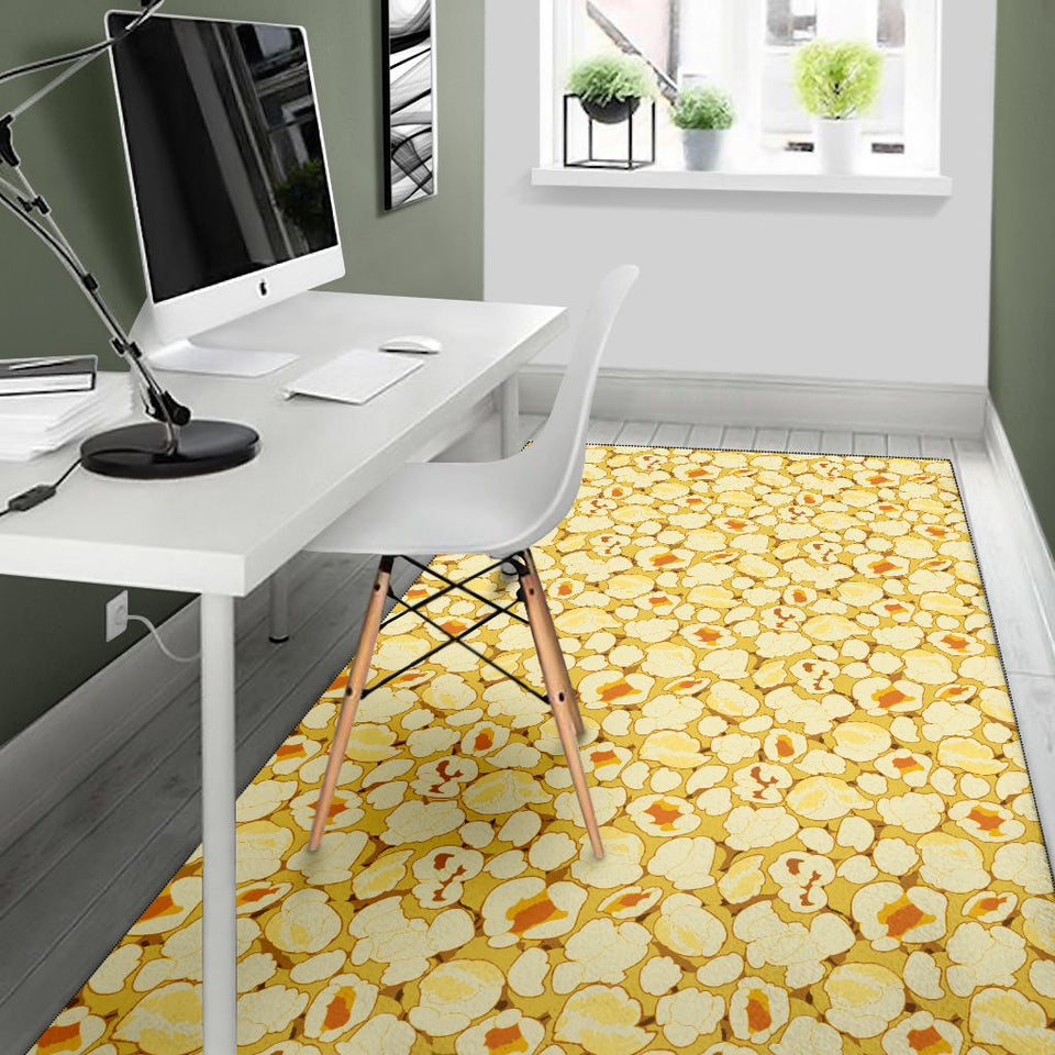 Popcorn Pattern Print Design 04 Area Rug
