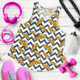 Pizza design pattern Women Racerback Tank Top
