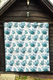 Coral Reef Pattern Print Design 04 Premium Quilt