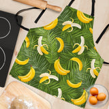 Banana Palm Leaves Pattern Adjustable Apron