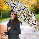 Giraffe Pattern Print Design 05 Umbrella