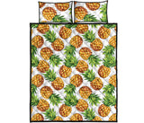 Pineapples design pattern Quilt Bed Set