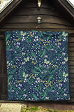 Butterfly Leaves Pattern Premium Quilt