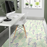Seahorse Shell Pattern Area Rug