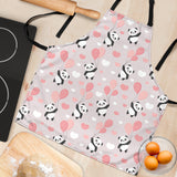 Cute Panda Ballon Heart Pattern Adjustable Apron