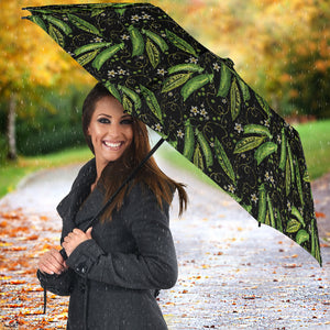 Green Peas Pattern Print Design 02 Umbrella