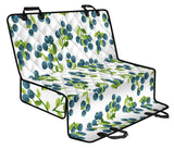 Blueberry White Background Dog Car Seat Covers