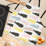 Whale Dot Pattern Adjustable Apron