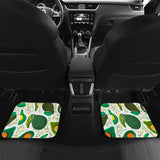 Avocado Design Pattern Front And Back Car Mats