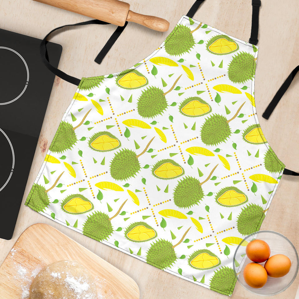 Durian Pattern Background Adjustable Apron