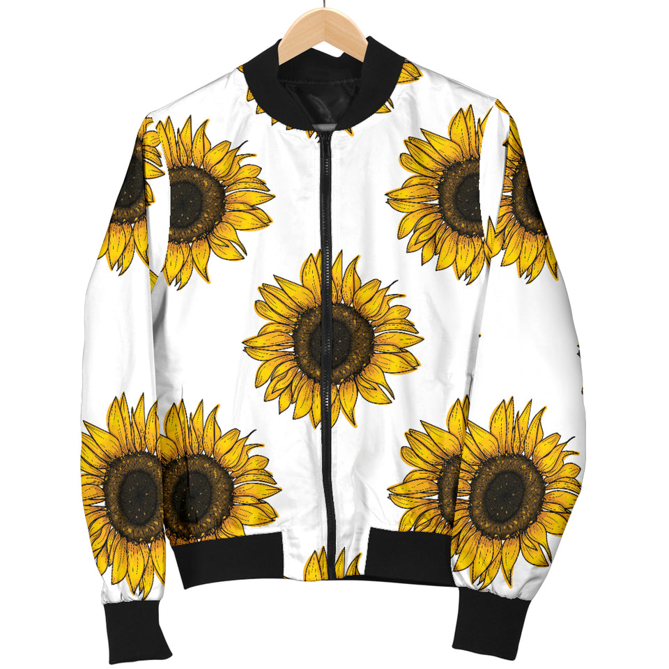 Sunflowers Design Pattern Men'S Bomber Jacket