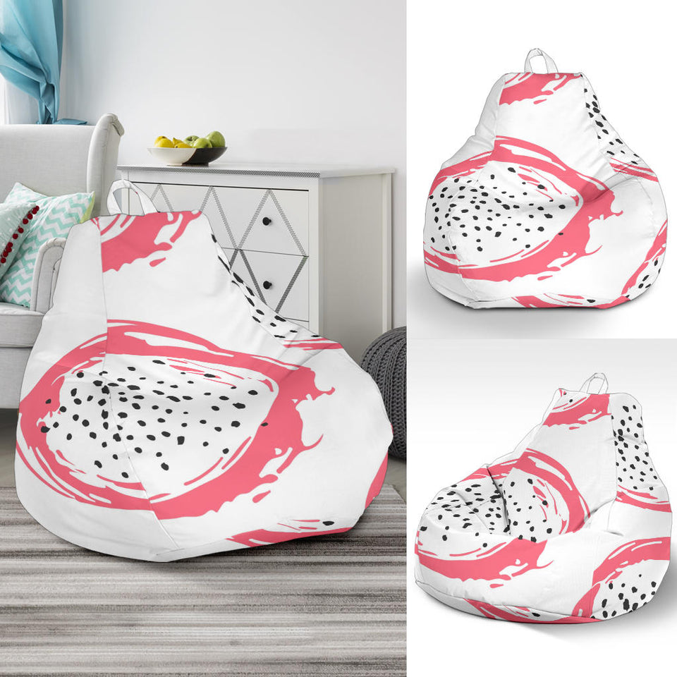 Hand Drawn Dragon Fruit Bean Bag Cover