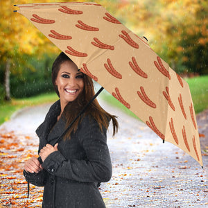 Sausage Pattern Print Design 03 Umbrella