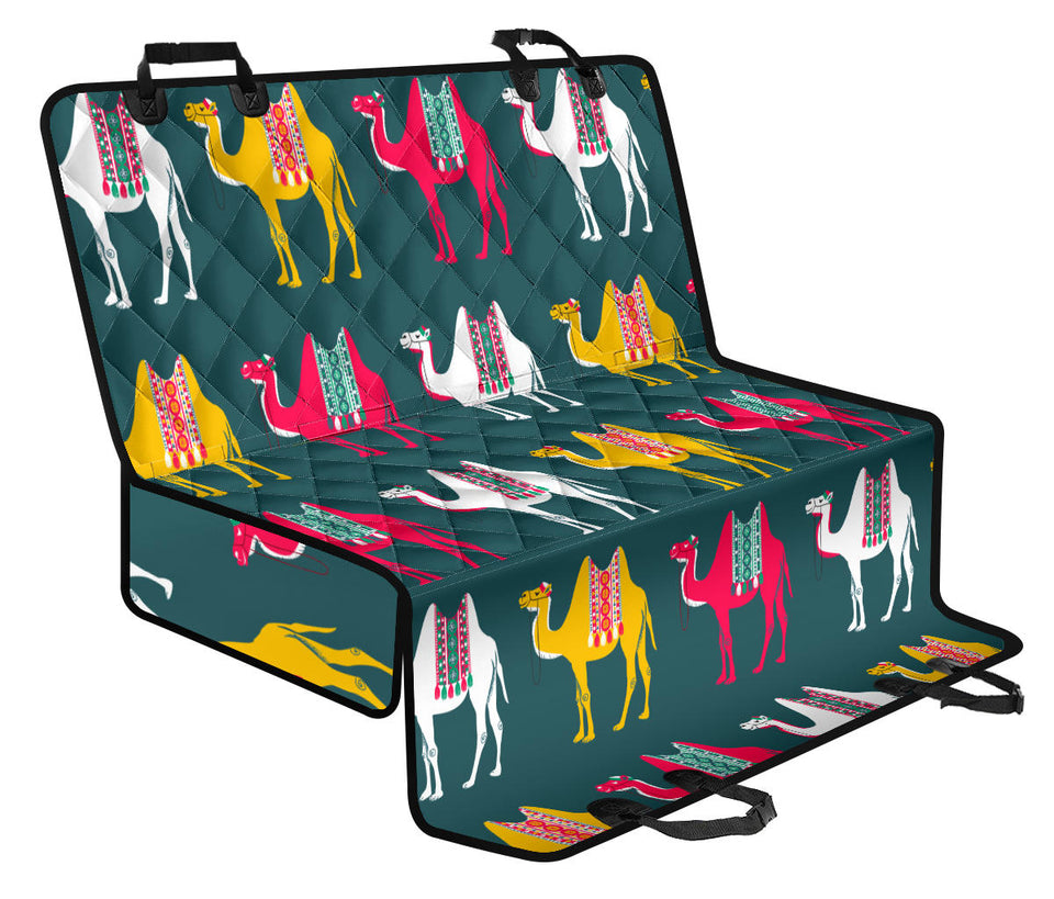 Camel Pattern Dog Car Seat Covers