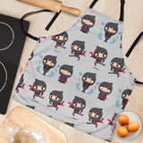 Cute Ninja Pattern Adjustable Apron
