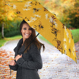 Bee Flower Pattern Umbrella