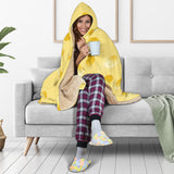 Cheese Texture Hooded Blanket