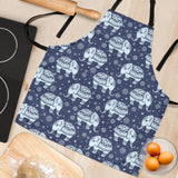Elephant Tribal Design Pattern Adjustable Apron