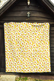 Fried Eggs Pattern Print Design 05 Premium Quilt