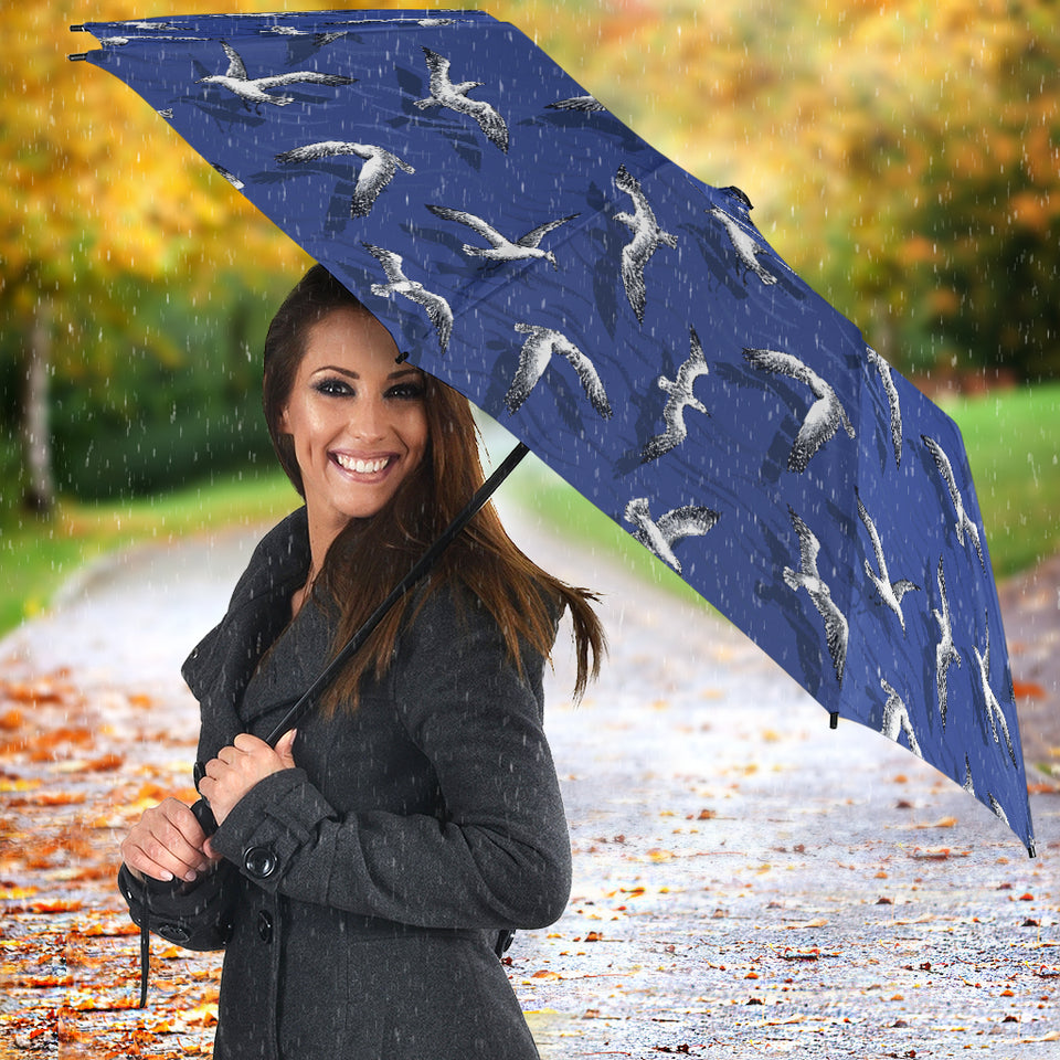 Seagull Pattern Print Design 03 Umbrella