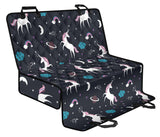 Unicorn Rainbows Moon Clound Star Pattern Dog Car Seat Covers