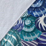 Shell Design Pattern Premium Blanket