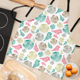 Colorful Shell Pattern Adjustable Apron
