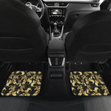 Goldfish Pattern Print Design 01 Front and Back Car Mats