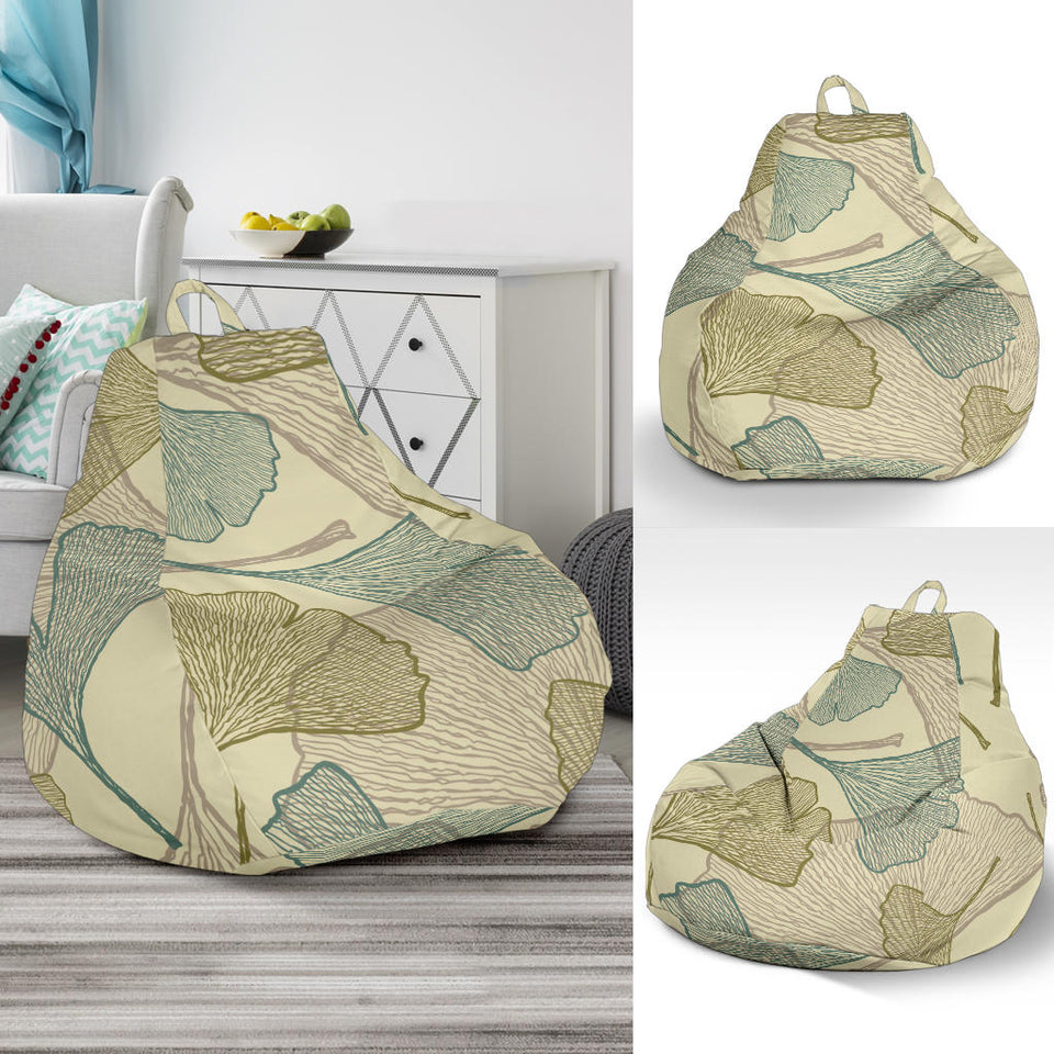 Ginkgo Leaves Design Pattern Bean Bag Cover