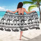 Camel Polynesian Tribal Pattern Sarong