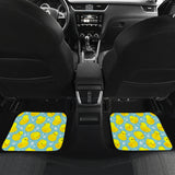 Duck Toy Pattern Print Design 03 Front and Back Car Mats