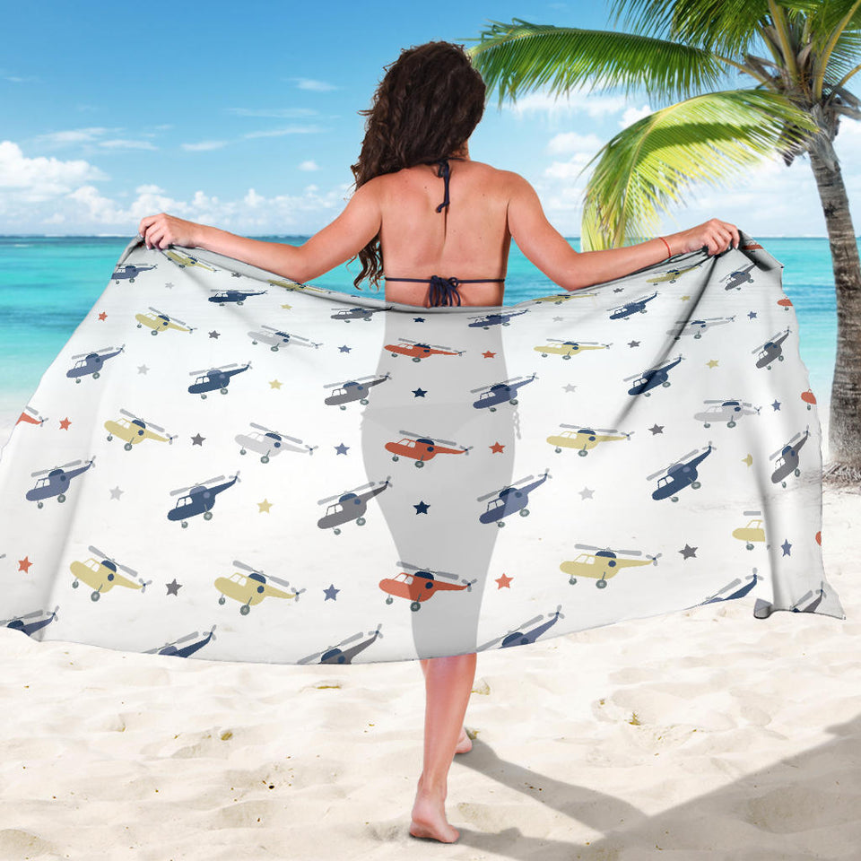 Cute Helicopter Star Pattern Sarong