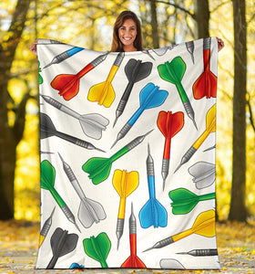Darts Pattern Print Design 03 Premium Blanket