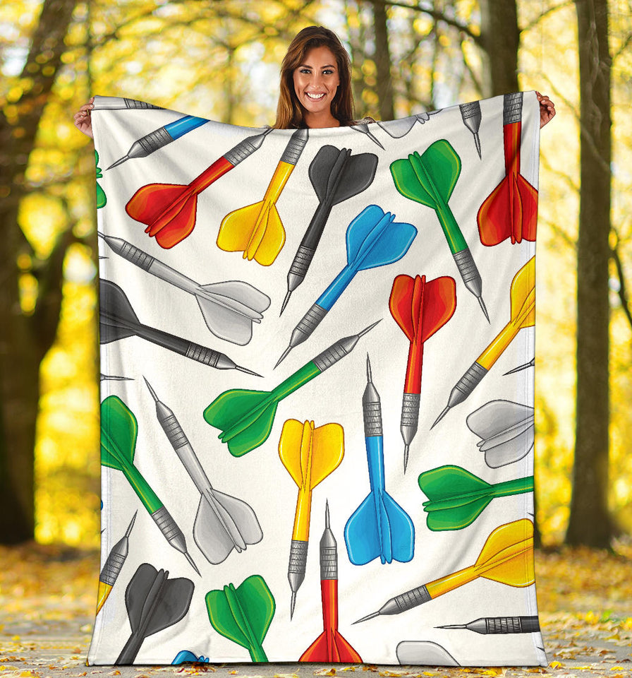 Darts Pattern Print Design 03 Premium Blanket