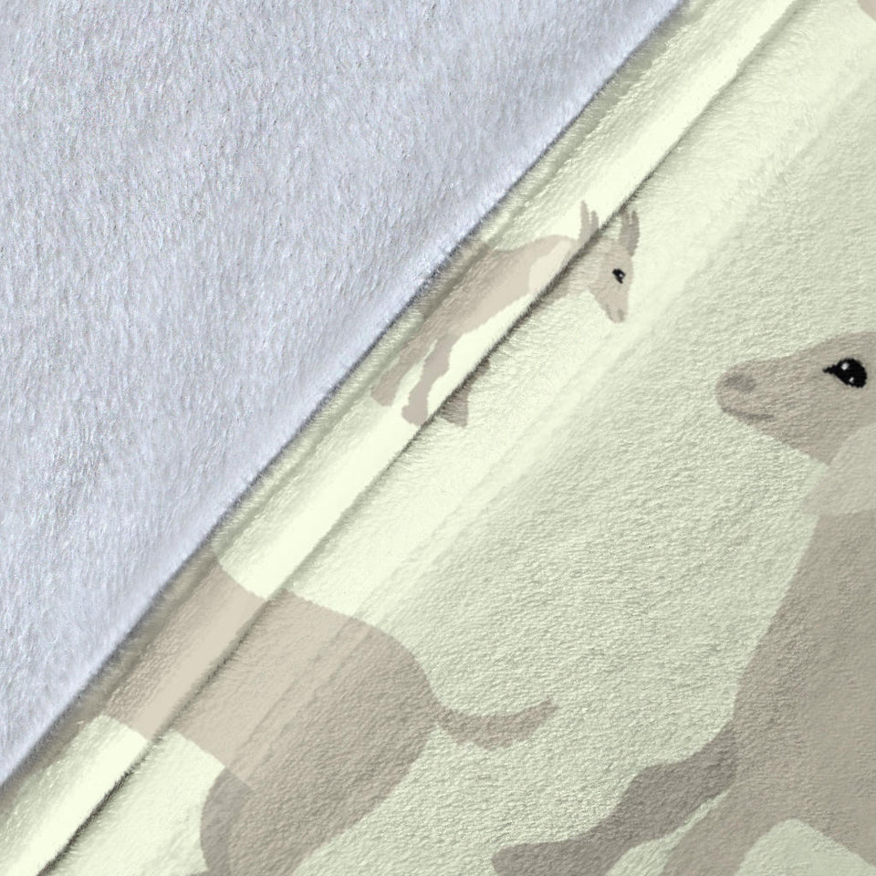 Little Young Goat Pattern Premium Blanket