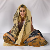 Hooded Blanket - Dachshund Love