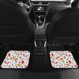 Canada Pattern Print Design 03 Front and Back Car Mats