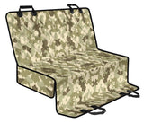 Light Green Camo Camouflage Pattern Dog Car Seat Covers