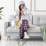Sweet Dreams Sheep Pattern Hooded Blanket