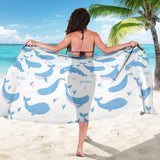Blue Whale Pattern Sarong