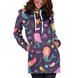 Beautiful Mermaid Fish Jellyfish Algae Other Marine World Women'S Hoodie Dress