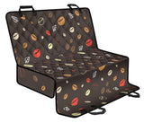 Coffee Bean Leave Pattern Dog Car Seat Covers