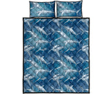 Shark hand drawn Quilt Bed Set