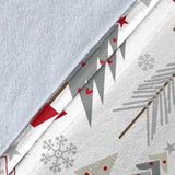 Cute Christmas Tree Pattern Premium Blanket