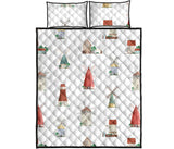 windmill design pattern Quilt Bed Set