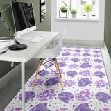 Hedgehog Pattern Print Design 05 Area Rug