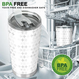 Airplane Print Pattern Tumbler