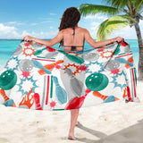 Watercolor Bowling Pattern Sarong
